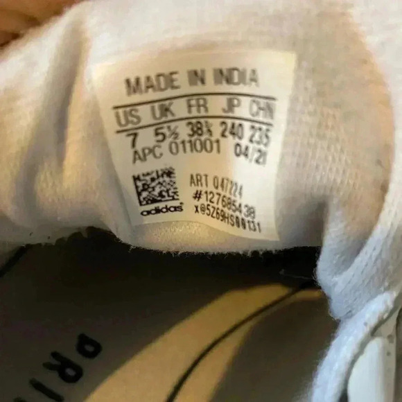 Adidas Stan Smith Women’s Sneakers White with Navy size 7 - Picture 11 of 12